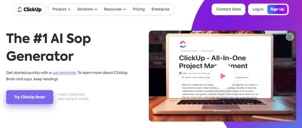 ClickUp AI SOP Generator