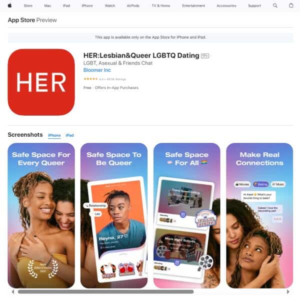 HER:Lesbian&Queer LGBTQ Dating