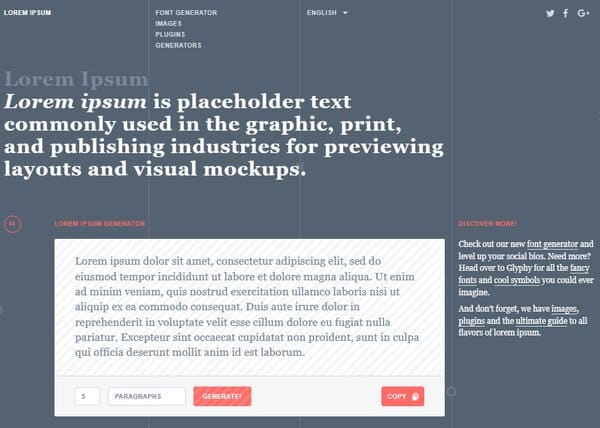 Loremipsum.io