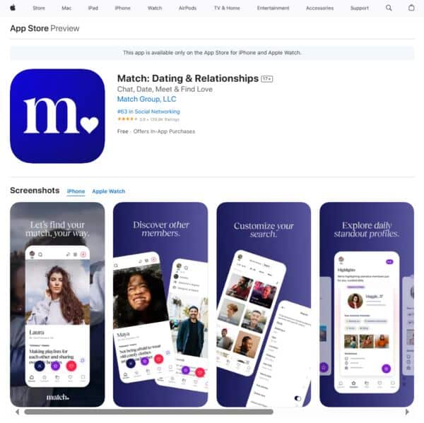 Match: Dating & Relationships