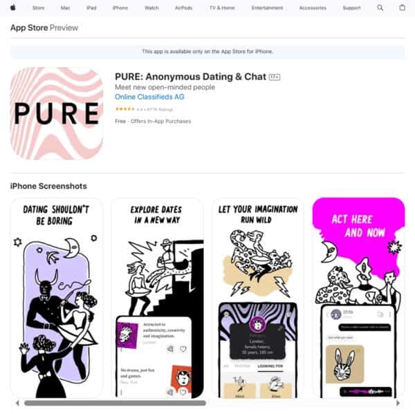 PURE Dating: Meet New People