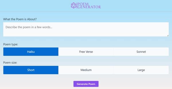 Poemgenerator.io