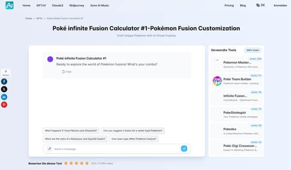 Pokemon Infinite Fusion Calculator