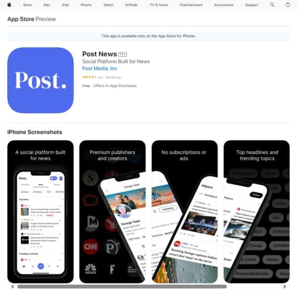 Post News App