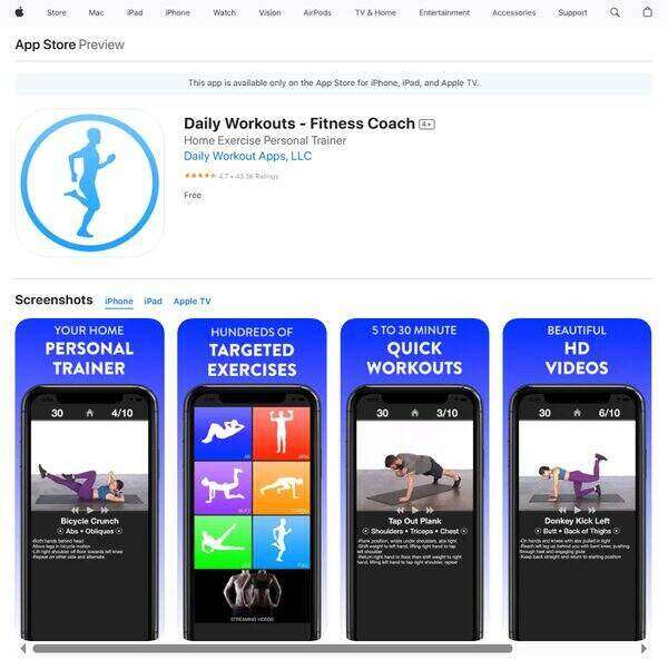 Daily Workouts Fitness Coach