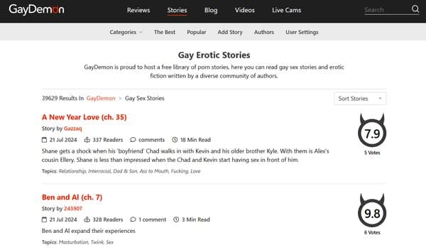 Gay Deamon Erotic Stories