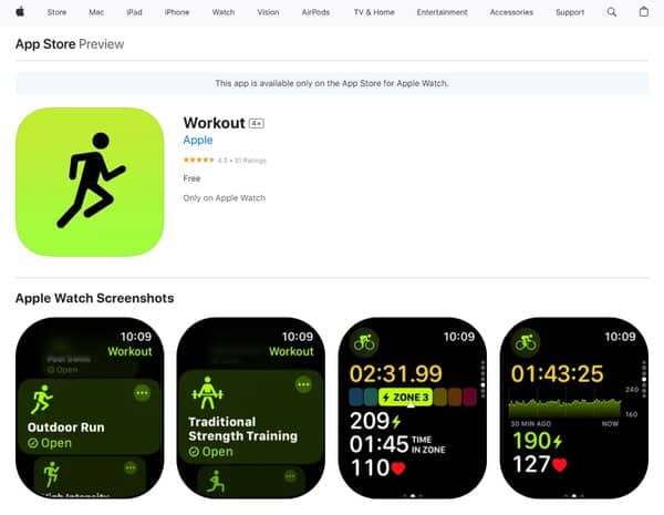 Workout by Apple