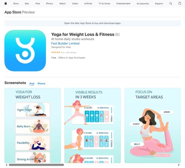 Yoga for Weight Loss & Fitness