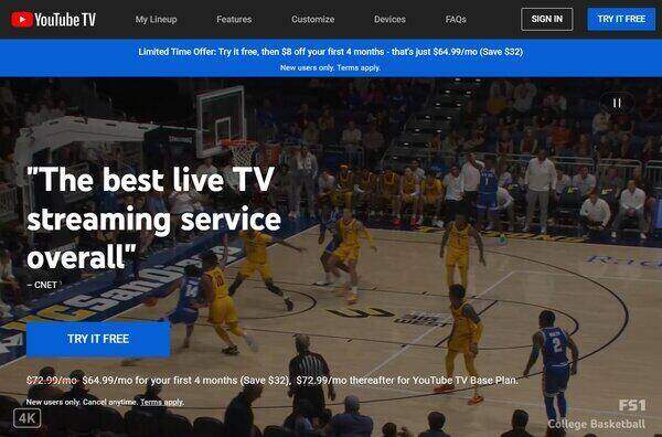 YouTube TV