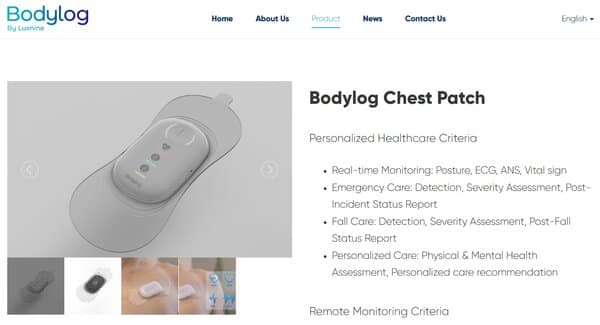 Bodylog Chest Patch