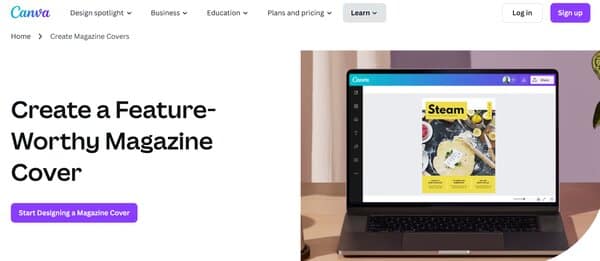 Canva AI Magazine Cover Generator