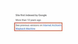 Google Replaced Cache Link With Internet Archive's Wayback Machine