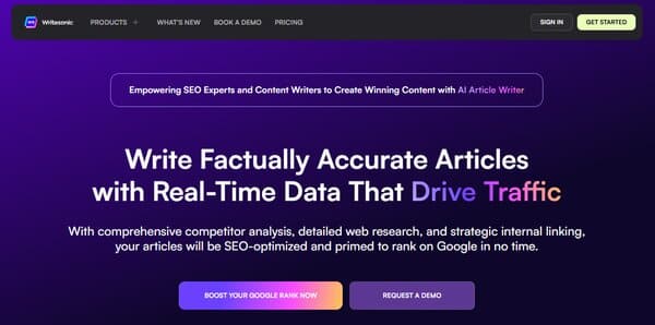 Writesonic AI Newspaper Generator