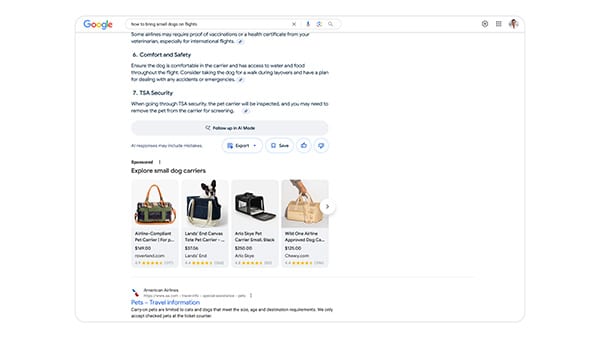 Google Ads Come To AI Mode & AI Overviews Desktop