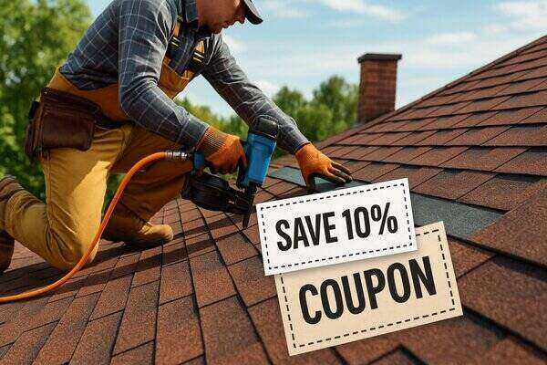 屋頂優惠券提示,節省您的下一個家居裝修項目