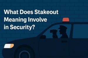 What Does Stakeout Meaning Involve in Security