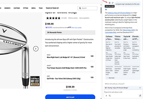 Las habilidades reutilizables llegarán a Géminis en Chrome.
